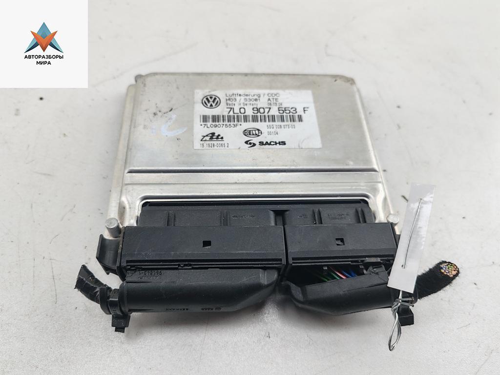 блок управления подвеской Volkswagen Touareg 1 поколение 2004, 5.0 л., дизель, АКПП, чёрный, внедорожник 5 дв., 7L0907553 - фото №1