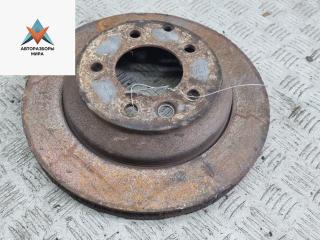 диск тормозной задний Volkswagen Touareg 1 поколение [рестайлинг] 2009, 3.0 л., дизель, АКПП, чёрный, внедорожник 5 дв.