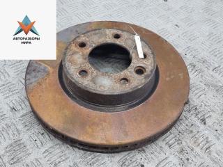 диск тормозной передний Volkswagen Touareg 1 поколение [рестайлинг] 2009, 3.0 л., дизель, АКПП, чёрный, внедорожник 5 дв.