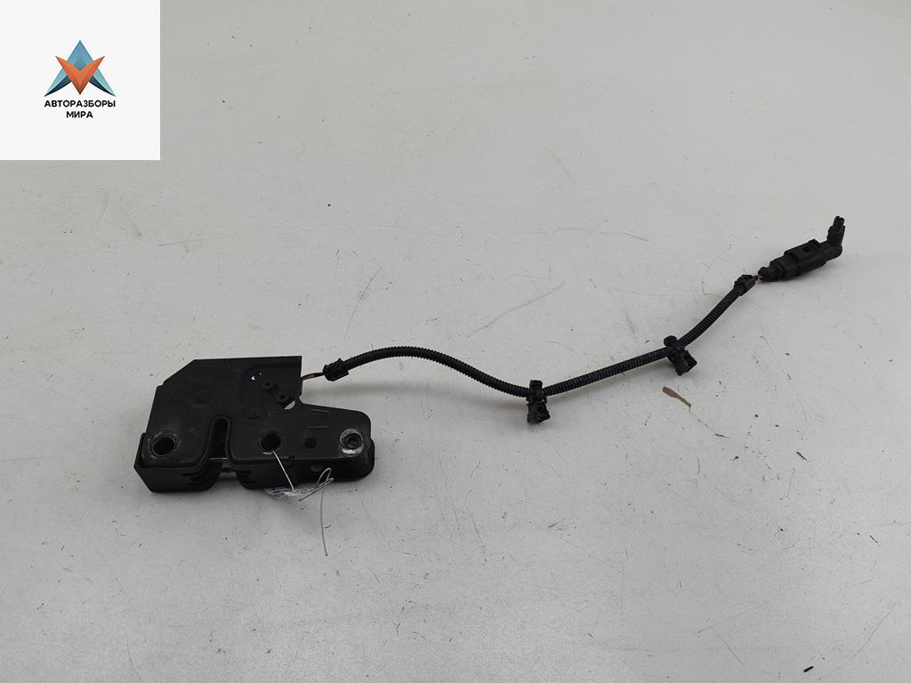 замок капота Volkswagen Touran 1 поколение 2004, 1.6 л., бензин, МКПП, чёрный, минивэн, 1T0823509B - фото №1