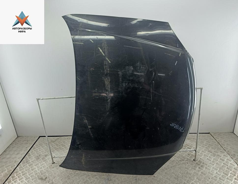 капот Chevrolet Nubira 1 поколение 2007, 2.0 л., дизель, МКПП, чёрный, универсал - фото №1