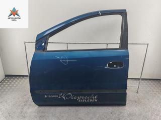 дверь сдвижная Nissan Almera Tino V10 [рестайлинг] 2003, синий, минивэн
