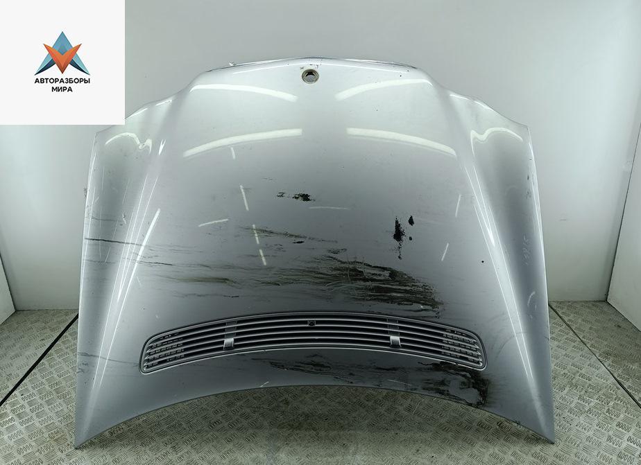 капот Mercedes-Benz C-Класс W203/S203/CL203 2003, 2.2 л., дизель, МКПП, серый, универсал - фото №1