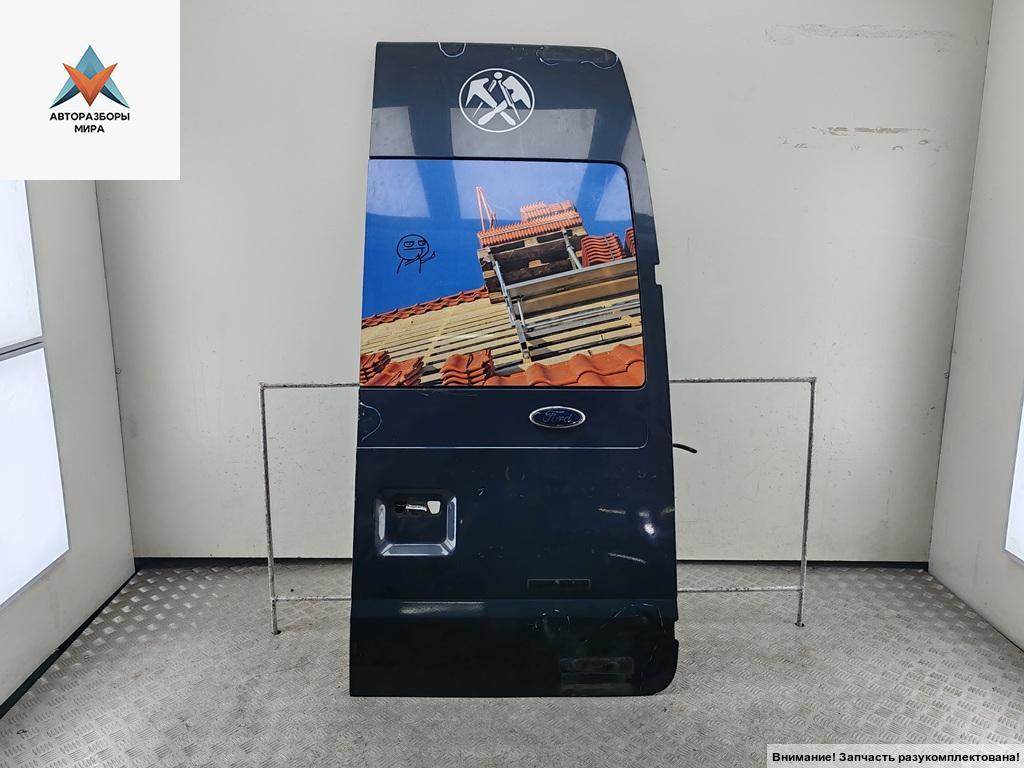 дверь задняя распашная правая Ford Transit 8 поколение 2013, 2.2 л., дизель, МКПП, синий, микроавтобус - фото №1