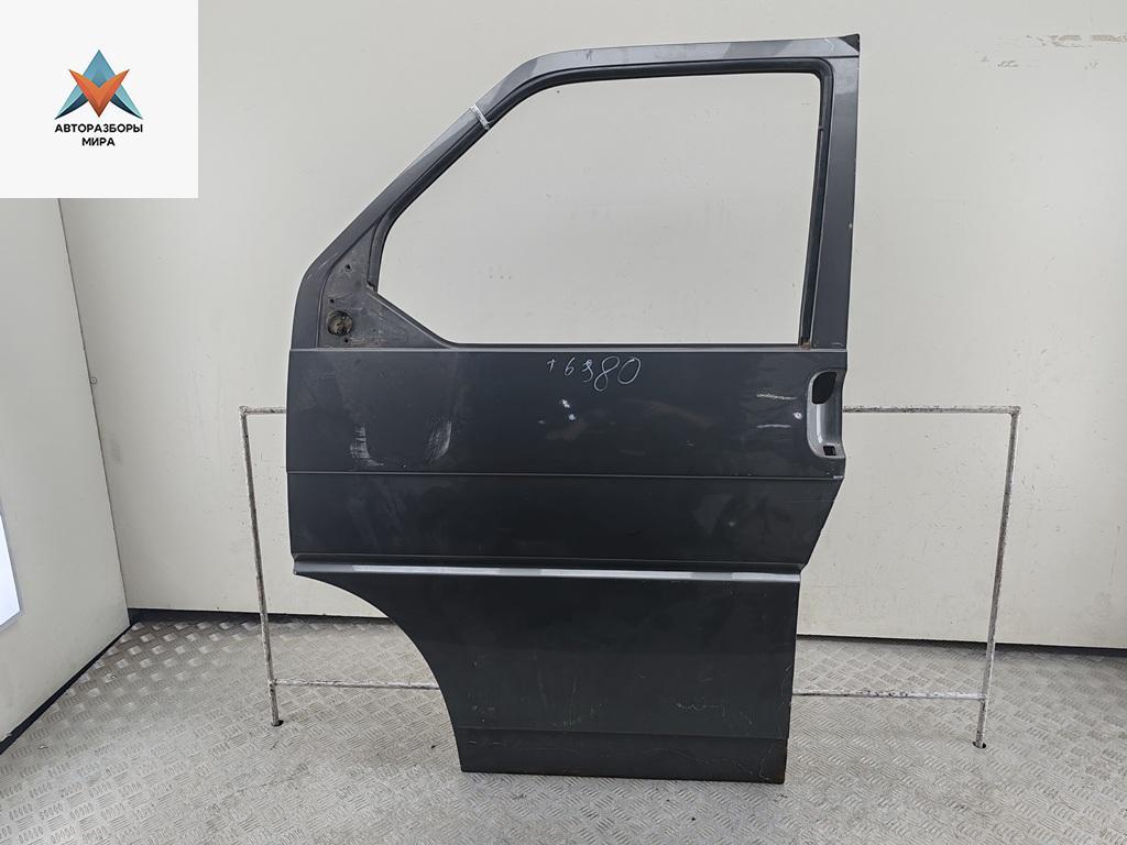 дверь сдвижная Volkswagen Transporter T4 1995, чёрный, микроавтобус - фото №1