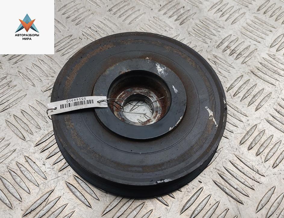 шкив коленвала Citroen C3 1 поколение 2005, 1.6 л., дизель, МКПП, серый, хетчбэк 5 дв. - фото №1