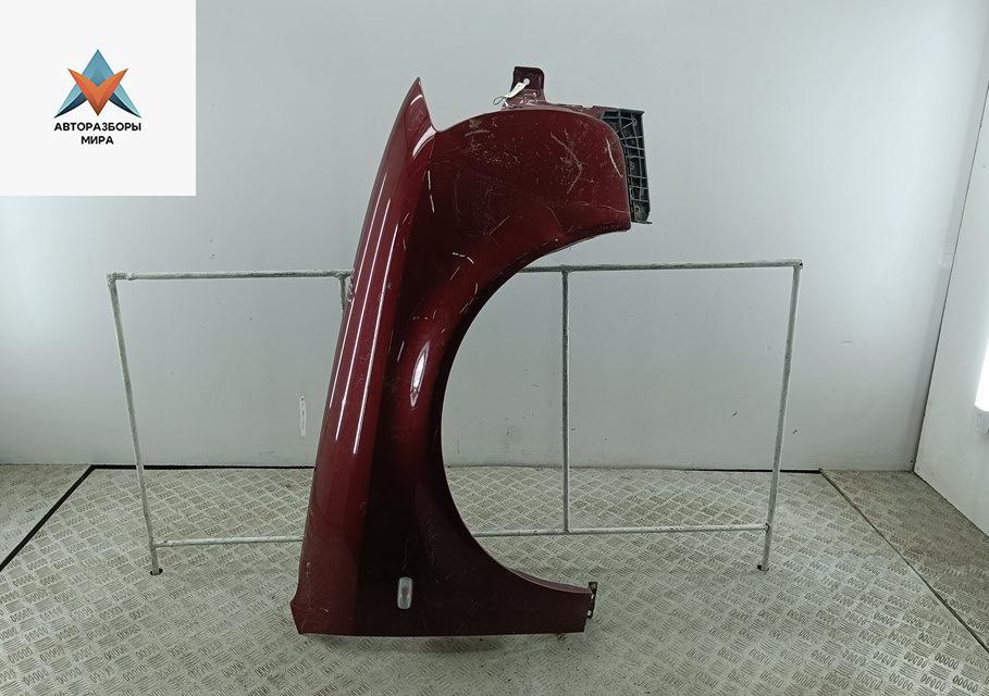 крыло переднее правое Audi A6 4B/C5 2000, 2.5 л., дизель, АКПП, красный, универсал - фото №1