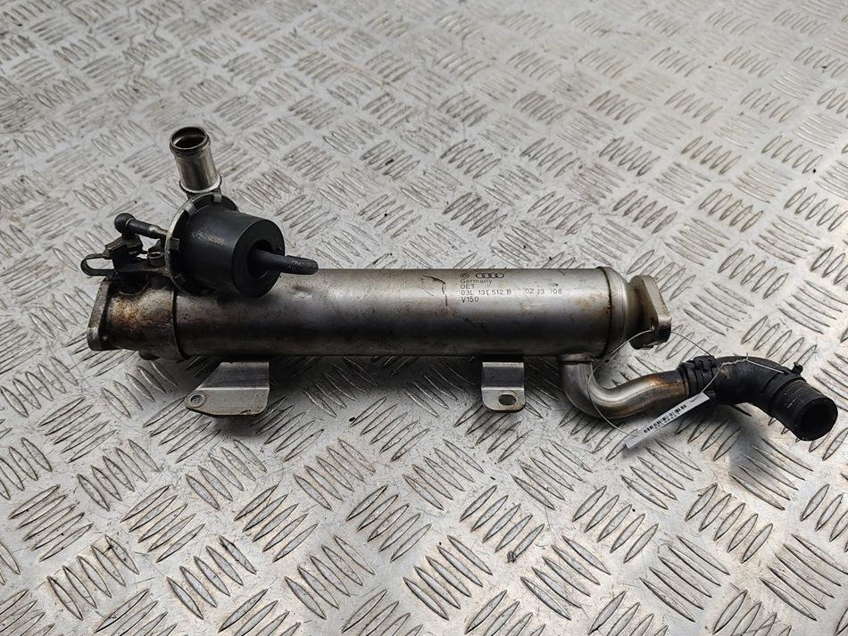 охладитель EGR / Радиатор EGR Volkswagen Passat B6 2008, 2.0 л., дизель, МКПП, чёрный, универсал, 03L131512B