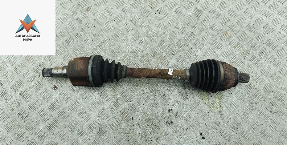 полуось передняя левая (приводной вал, ШРУС) Ford S-Max 1 поколение 2008, 2.0 л., бензин, МКПП, серый, минивэн, 6G913B437BD - фото №1