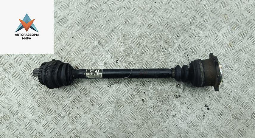 полуось передняя левая (приводной вал, ШРУС) Audi A4 B6 2001, 1.8 л., Ti, бензин, МКПП, чёрный, седан, 8E0407271AJ - фото №1
