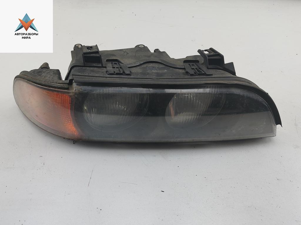 фара правая BMW 5 серия E39 1999, 2.5 л., бензин, АКПП, серый, универсал, 09141510 - фото №1