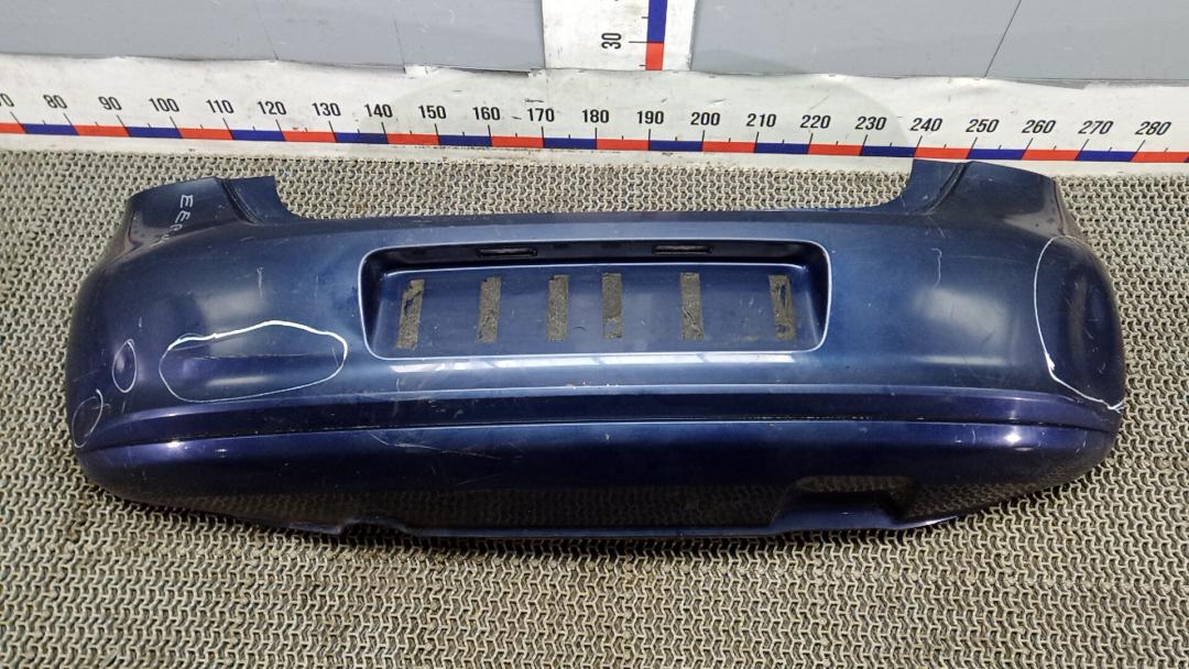 бампер задний Volkswagen Polo 5 поколение 2010, 1.6 л., дизель, МКПП, хетчбэк 5 дв. - фото №1