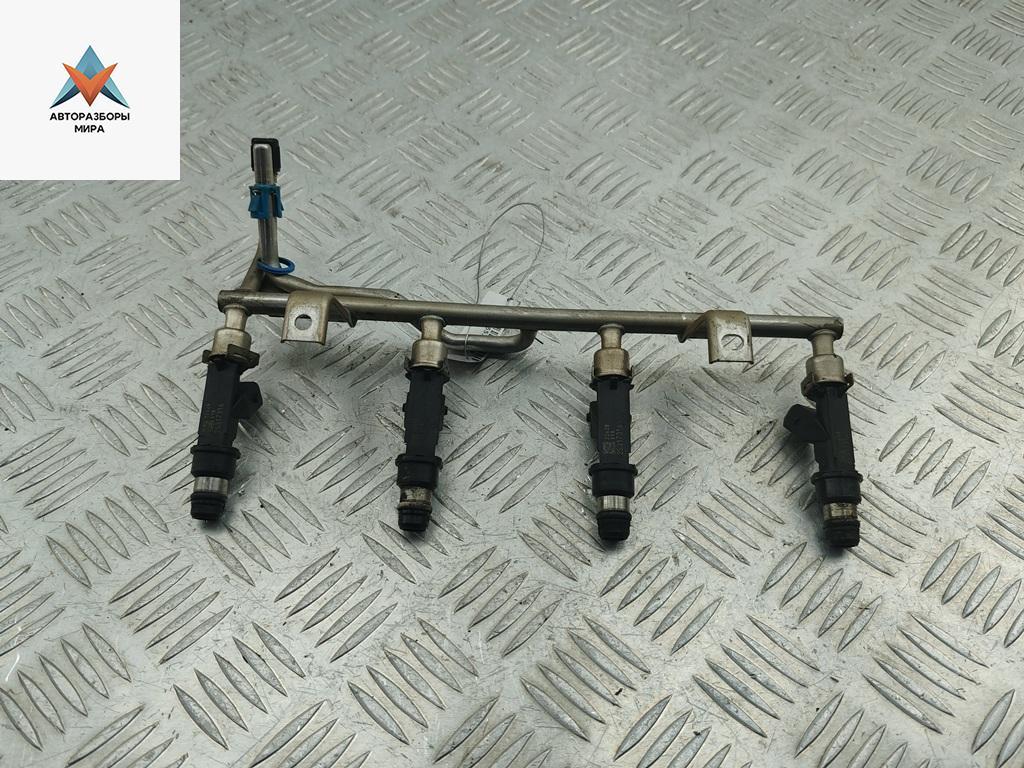 Форсунка топливная (комплект) Opel Astra G 2002, 1.6 л., бензин, МКПП, белый, универсал, 25317316 - фото №1