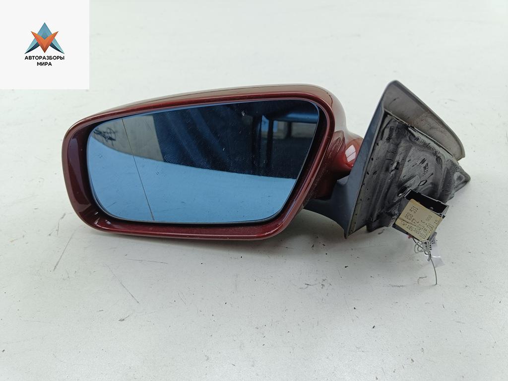зеркало левое Audi A6 4B/C5 2000, 2.5 л., дизель, АКПП, красный, универсал, 4B1858531 - фото №1