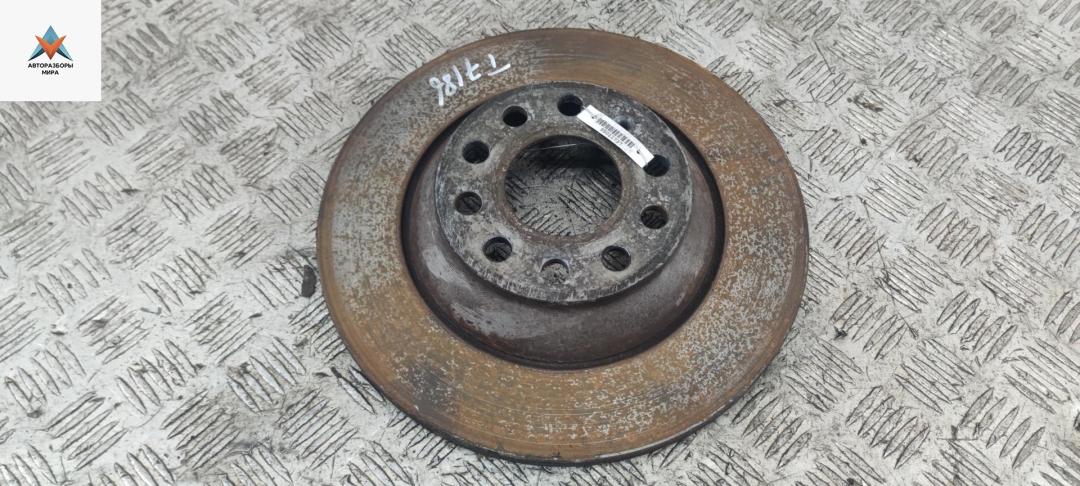 диск тормозной задний Audi A6 4F/C6 2005, 3.2 л., бензин, АКПП, чёрный, универсал - фото №1