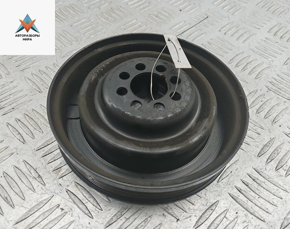 шкив коленвала Audi A6 4B/C5 1997, 2.4 л., бензин, МКПП, синий, седан, 078105255F - фото №1