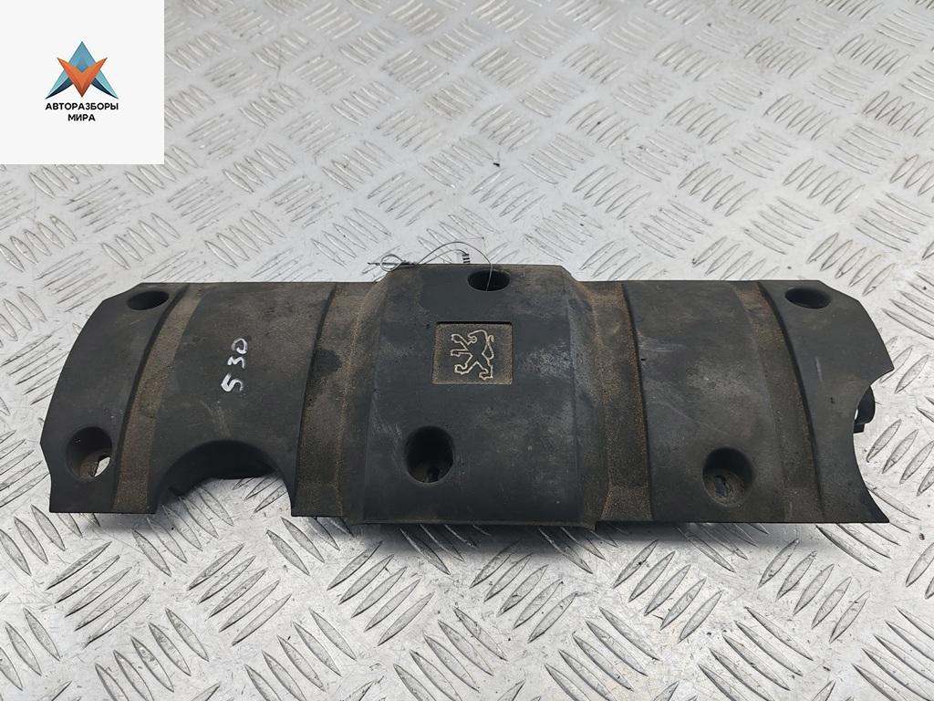 декоративная крышка двигателя Peugeot 307 1 поколение 2003, 1.6 л., бензин, МКПП, синий, универсал, 9638602180 - фото №1