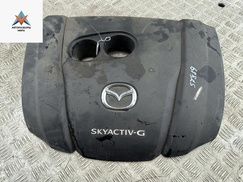 декоративная крышка двигателя Mazda 3 BP 2019, 2.0 л., гибрид, МКПП, чёрный, хетчбэк 5 дв. - фото №1