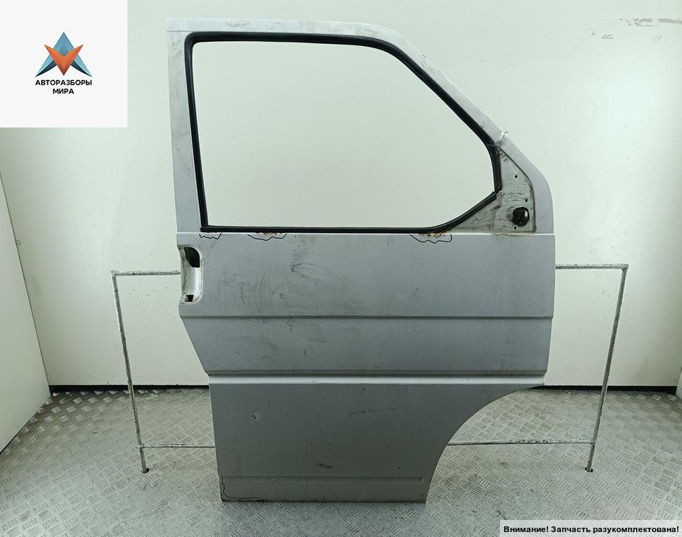 дверь сдвижная Volkswagen Transporter T4 2001, белый, микроавтобус - фото №1