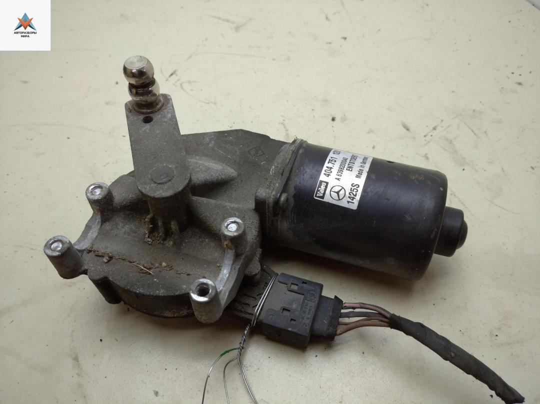 моторчик передних стеклоочистителей (дворников) Mercedes-Benz Vito-2 / Viano W639 2005, 2.2 л., дизель, МКПП, белый, микроавтобус, A6398200040 - фото №1