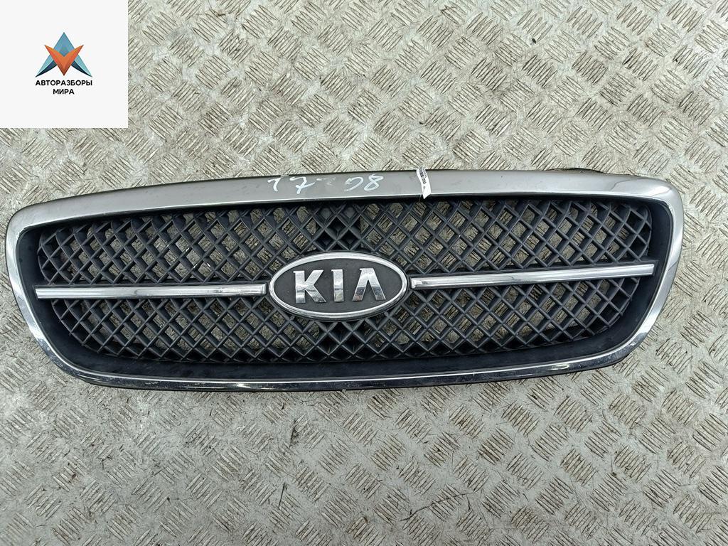 решетка радиатора Kia Carnival VQ 2005, чёрный, минивэн, OK54G-50710 - фото №1