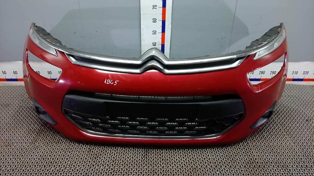 бампер передний Citroen C4 Picasso 2 поколение 2014, 1.6 л., дизель, МКПП, минивэн - фото №1