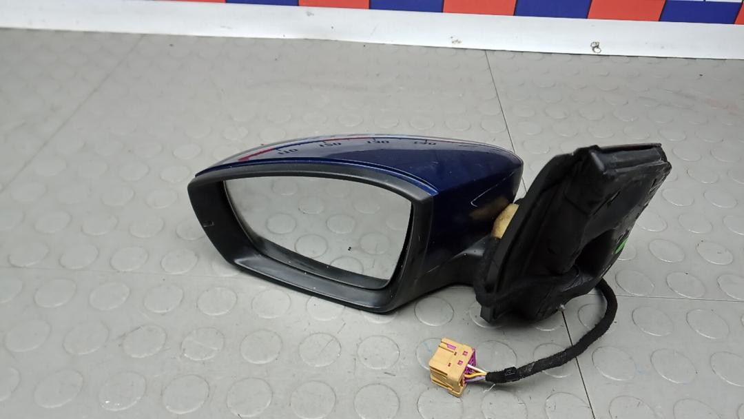 зеркало левое Volkswagen Polo 5 поколение 2010, 1.6 л., дизель, МКПП, хетчбэк 5 дв., 6 - фото №1