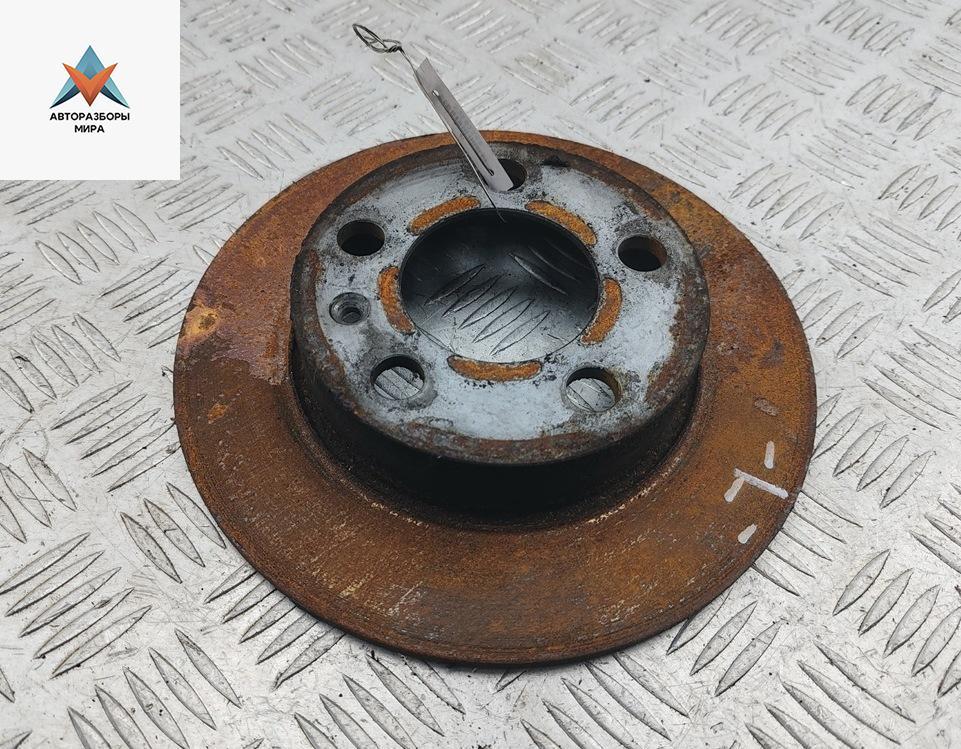 диск тормозной задний Skoda Octavia mk1 (A4 1U) 2004, 2.0 л., бензин, МКПП, синий, универсал - фото №1