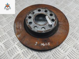 диск тормозной передний Volkswagen Caddy 3 поколение 2005, 2.0 л., дизель, МКПП, белый, фургон