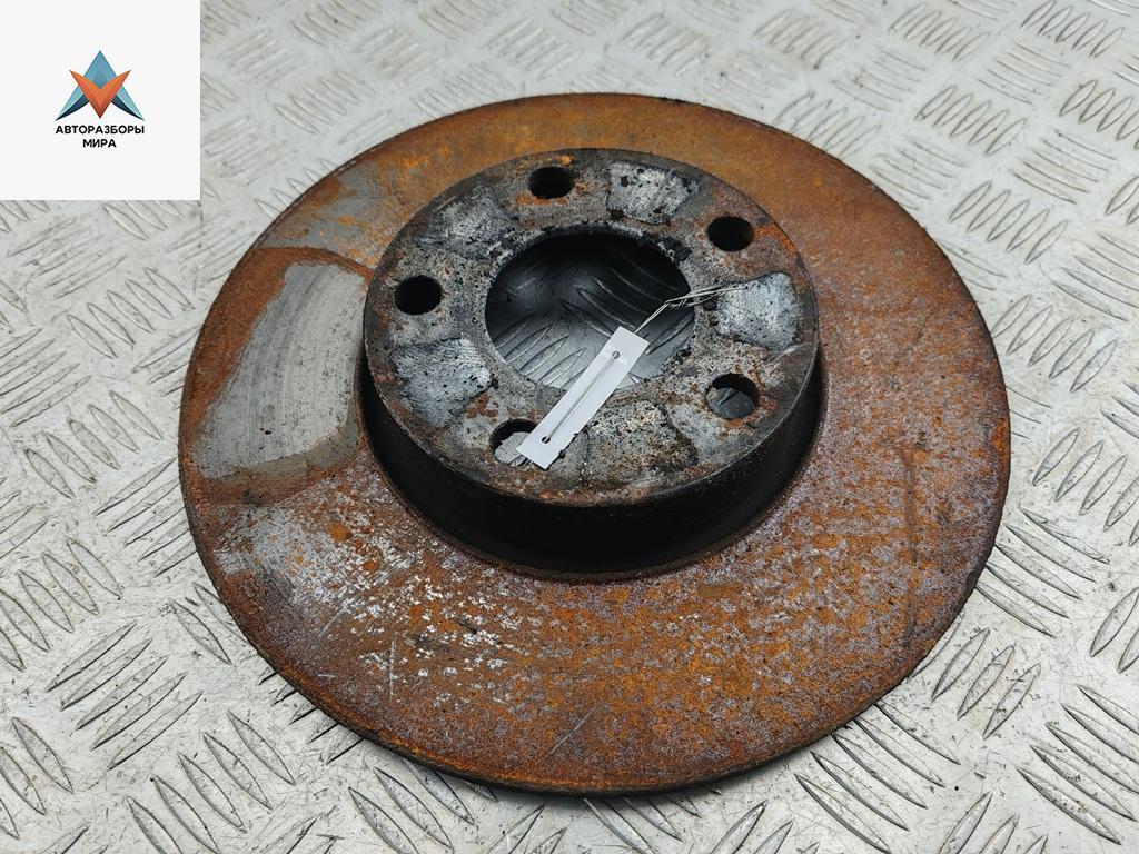 диск тормозной передний Audi A6 4A/C4 1997, 1.8 л., бензин, МКПП, серый, универсал - фото №1