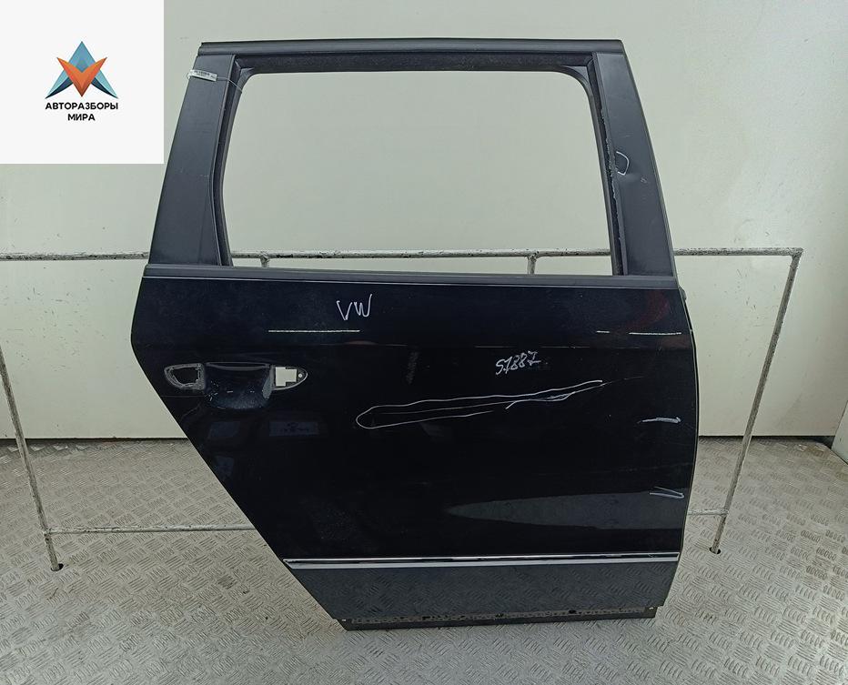 дверь сдвижная Volkswagen Passat B6 2008, чёрный, универсал - фото №1