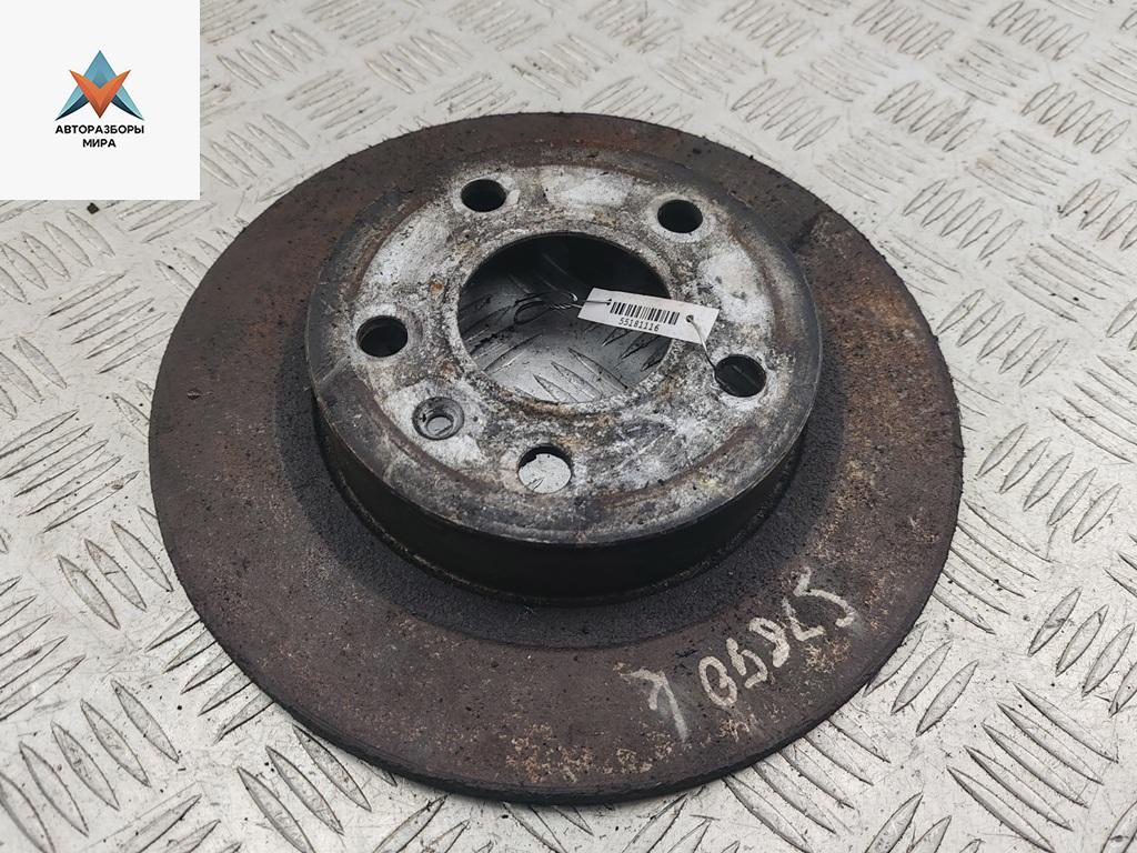 диск тормозной задний Opel Zafira 2 поколение (B) 2006, 2.2 л., бензин, МКПП, серый, минивэн - фото №1