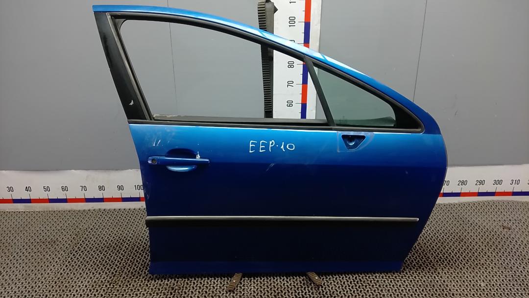 дверь передняя правая Peugeot 407 1 поколение 2007, 2.0 л., HDi, дизель, МКПП, седан - фото №1