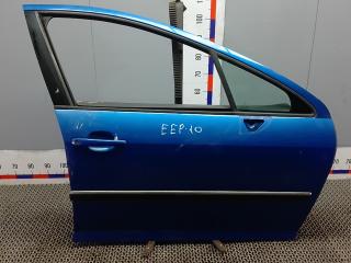 дверь передняя правая Peugeot 407 1 поколение 2007, 2.0 л., HDi, дизель, МКПП, седан