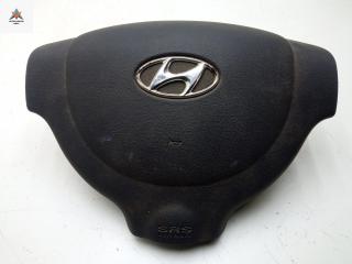 подушка безопасности водителя Hyundai i10 1 поколение 2009, 1.3 л., бензин, МКПП, красный, хетчбэк 5 дв., 569000X000CH