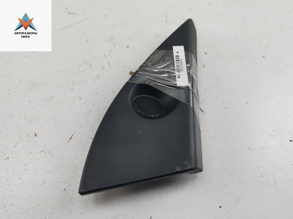Накладка крыла (уголок зеркала) переднего правого Fiat Stilo 1 поколение 2003, 1.6 л., бензин, МКПП, чёрный, хетчбэк 5 дв., 735278484 - фото №1