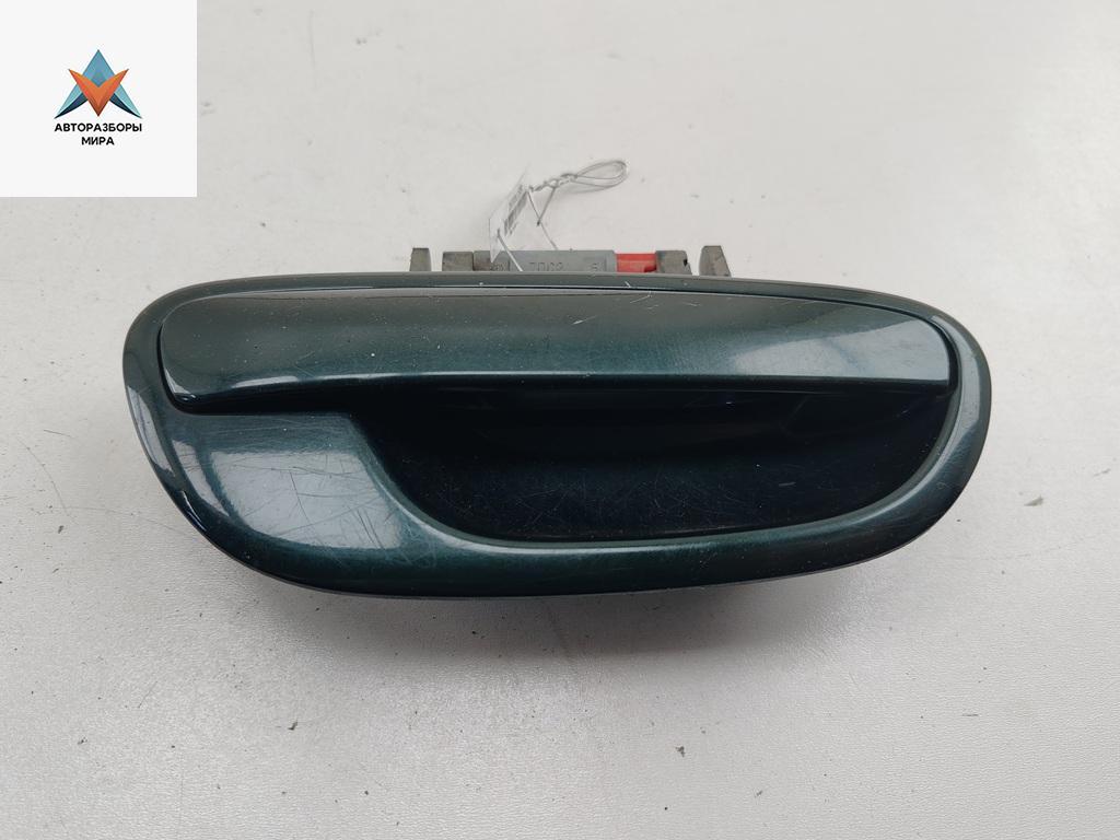 ручка наружная задняя правая Subaru Legacy 4 поколение 2006, 2.5 л., бензин, АКПП, зелёный, универсал - фото №1