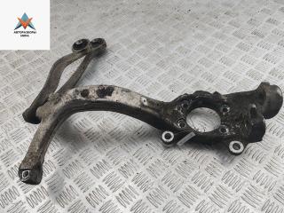 Кулак (корпус ступицы) передний левый Audi A4 B6 2001, 2.0 л., бензин, МКПП, серый, седан