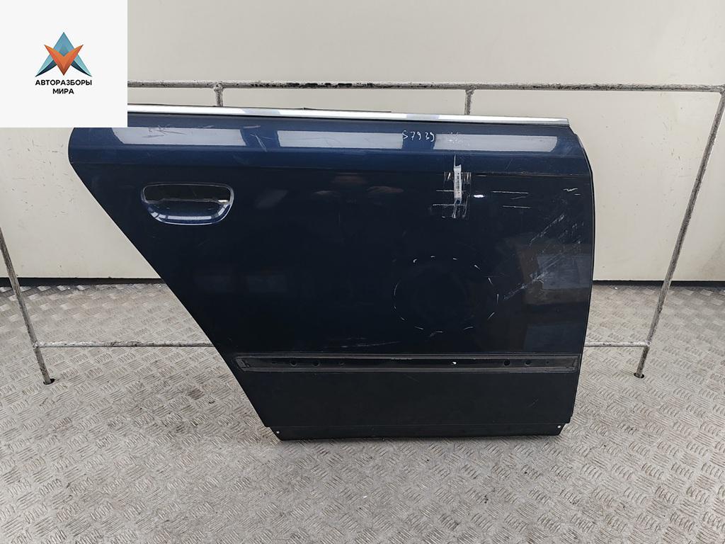 дверь сдвижная Audi A4 B7 2004, синий, седан - фото №1