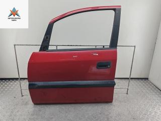 дверь сдвижная Opel Zafira 1 поколение (A) 1999, красный, минивэн