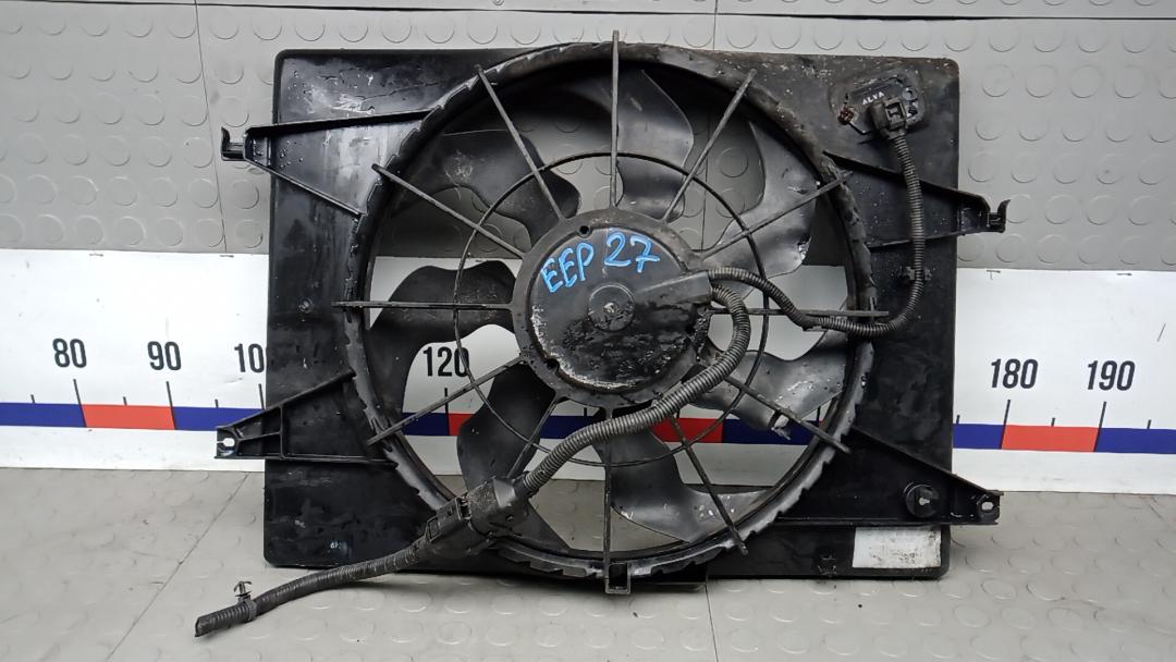 вентилятор радиатора Hyundai Tucson 1 поколение 2006, 2.0 л., дизель, МКПП, внедорожник 5 дв. - фото №1