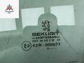 стекло двери передней левой Peugeot 607 1 поколение 2000, 2.2 л., бензин, МКПП, серый, седан, 43R000677 - фото №2