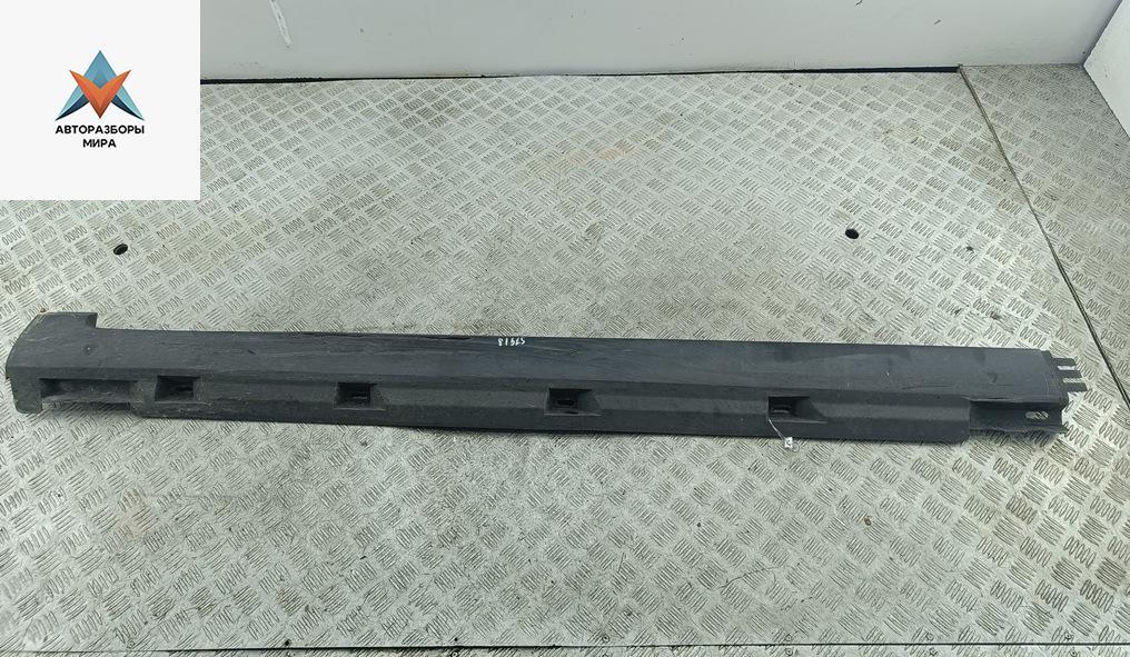 Накладка на порог наружная левая Volkswagen Passat B6 2007, коричневый, универсал - фото №1