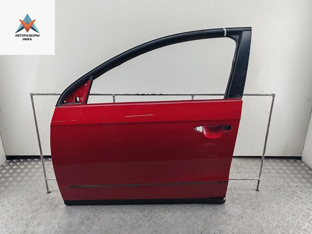 дверь сдвижная Volkswagen Passat B6 2008, красный, универсал - фото №1