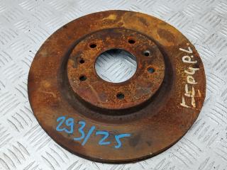 диск тормозной передний Nissan Qashqai 2 поколение [рестайлинг] 2017, 1.5 л., дизель, МКПП, внедорожник 5 дв.