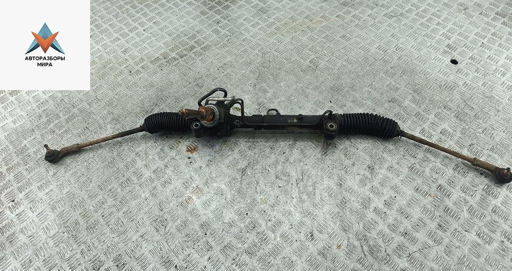 рулевая рейка Ford Focus 1 поколение 1998, 1.4 л., бензин, МКПП, зелёный, универсал, 98AG3A500AM - фото №1