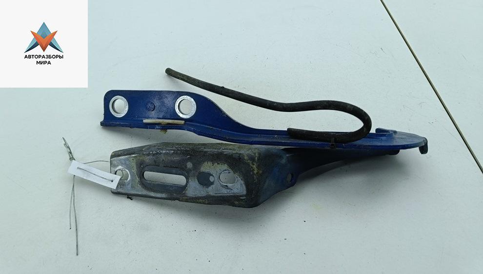 петля капота правая Peugeot 307 1 поколение 2002, синий, хетчбэк 3 дв., 9636473480 - фото №1