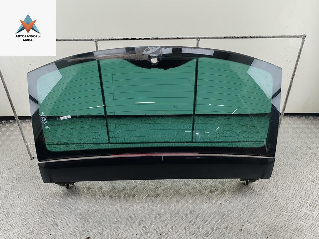 стекло заднее Volkswagen Touareg 1 поколение 2003, 2.5 л., дизель, АКПП, чёрный, внедорожник 5 дв. - фото №1