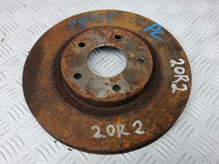 диск тормозной передний Nissan Qashqai 1 поколение 2007, 1.6 л., бензин, МКПП, внедорожник 5 дв.