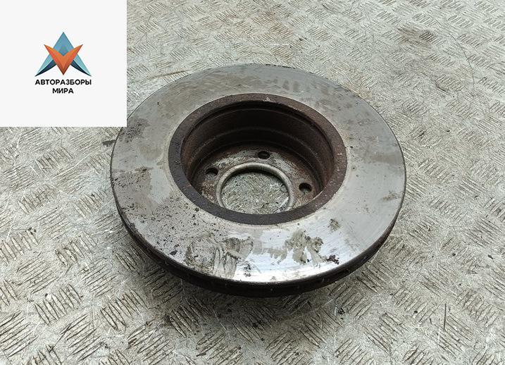 диск тормозной передний BMW 5 серия E60/E61 2006, 2.5 л., дизель, АКПП, чёрный, универсал - фото №1